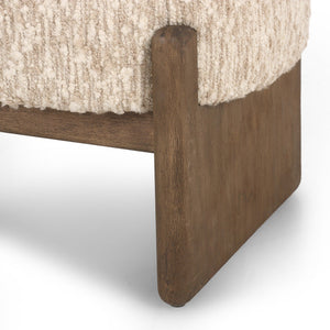 Kirby Accent Bench - Solema Cream