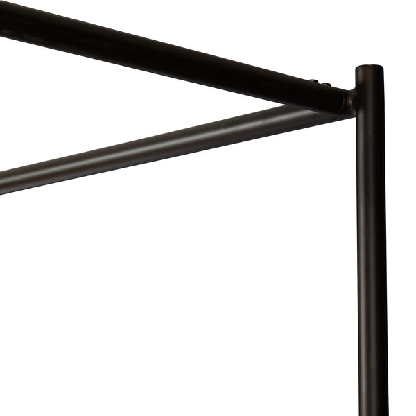 Anderson Canopy King Bed - Knoll Charcoal
