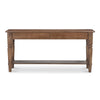 Moe's Russet Console Table with Drawers and Shelf