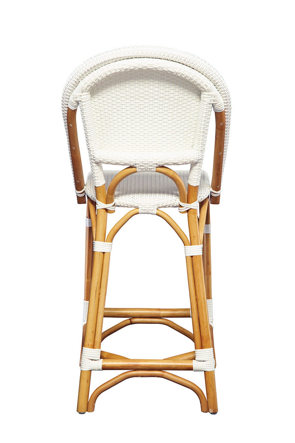 White Leroy Counter Stool