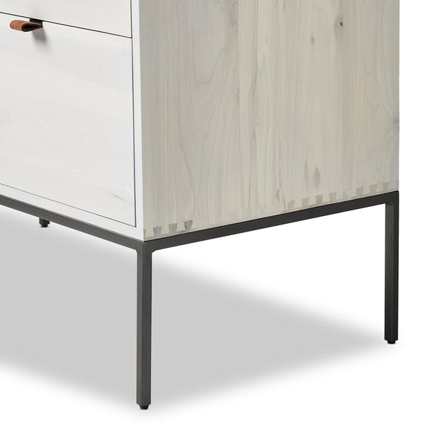 Trey Modular Wide Filing Cabinet in Dove'