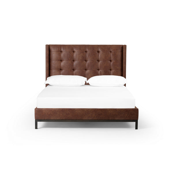 Newhall King Bed 55" in Tobacco