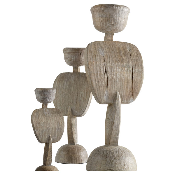 Chakra Sculpture | Weathered Grey - Medium