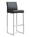 Denmark Black Stainless Steel Barstool (Set of 2)