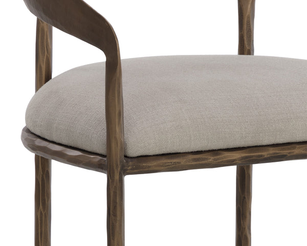 ZANATTA COUNTER STOOL - ZENITH TAUPE GREY