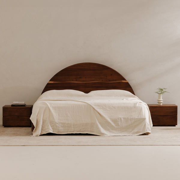 Watson King Bed with Live-Edge Acacia