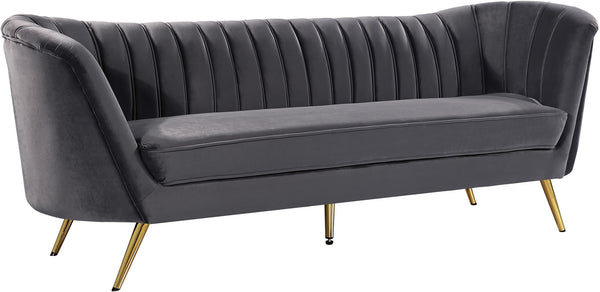 Josefina Sofa In Grey Velvet