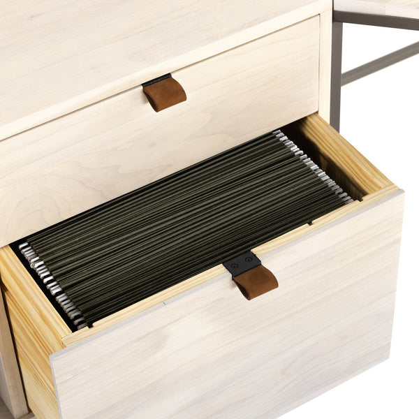 Trey Desk System - Dove Poplar