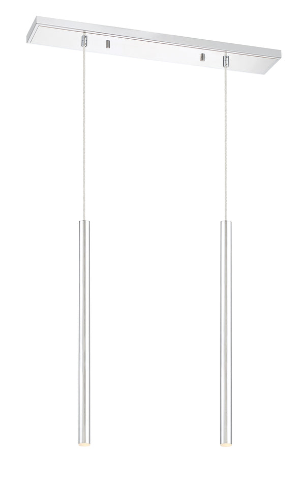 Forest 2 Light Island/Billiard in Chrome Finish