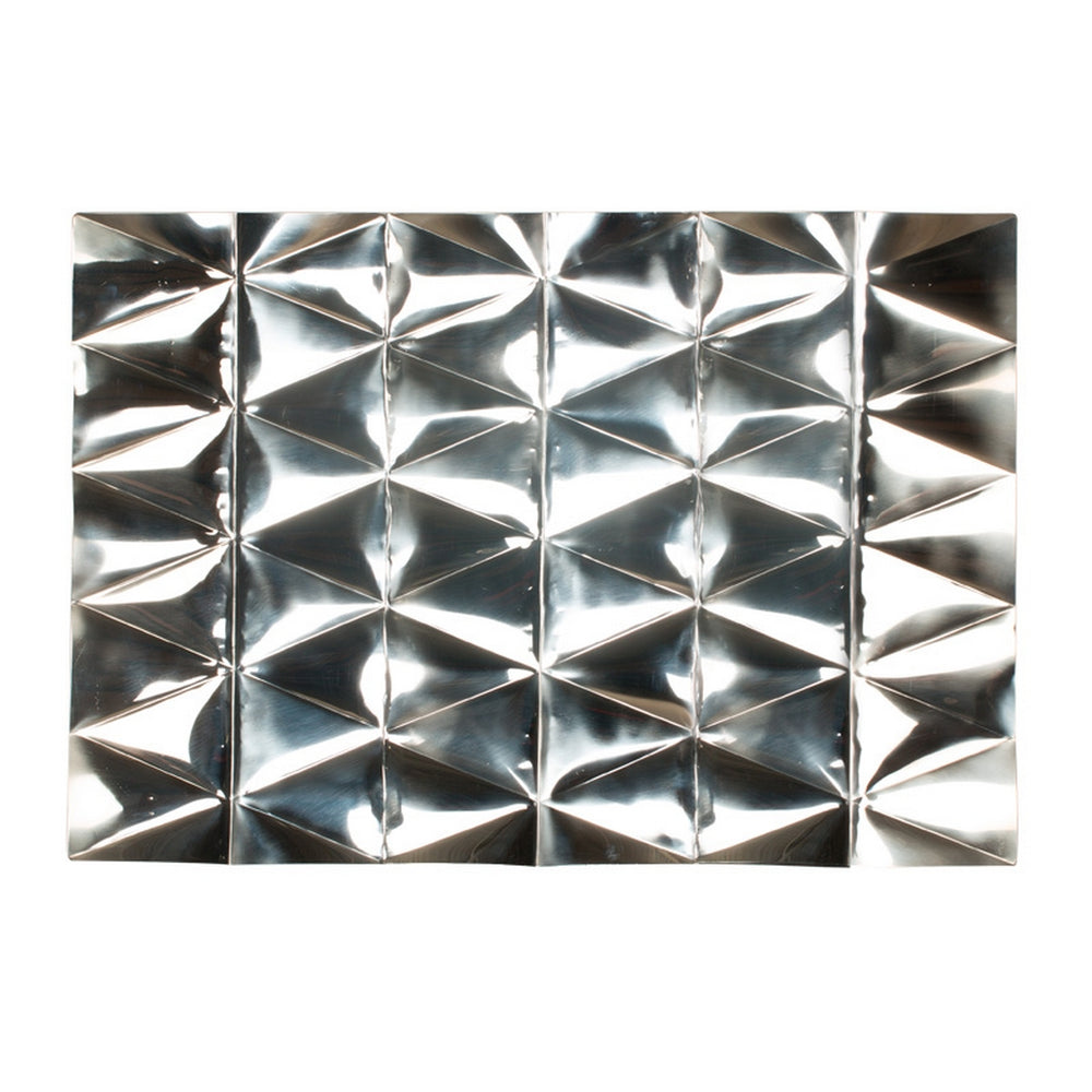 Fold 36"L Stainless Wall Art