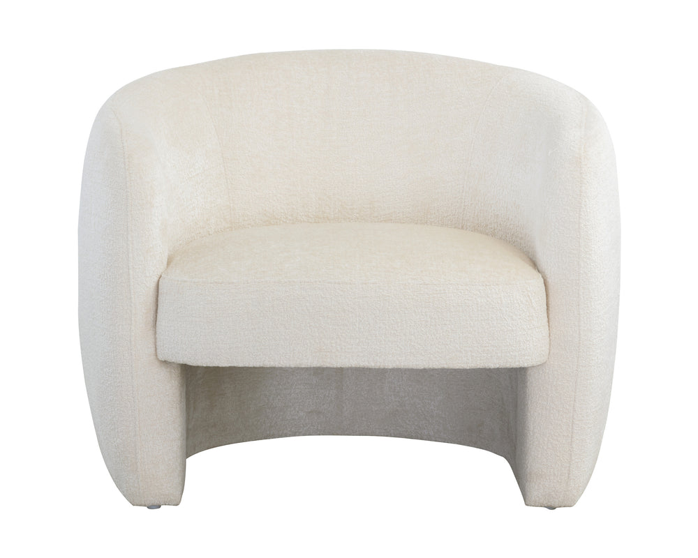 MIRCEA LOUNGE CHAIR - BERGEN IVORY