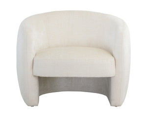MIRCEA LOUNGE CHAIR - BERGEN IVORY