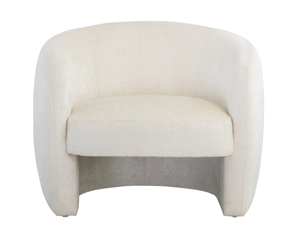MIRCEA LOUNGE CHAIR - BERGEN IVORY