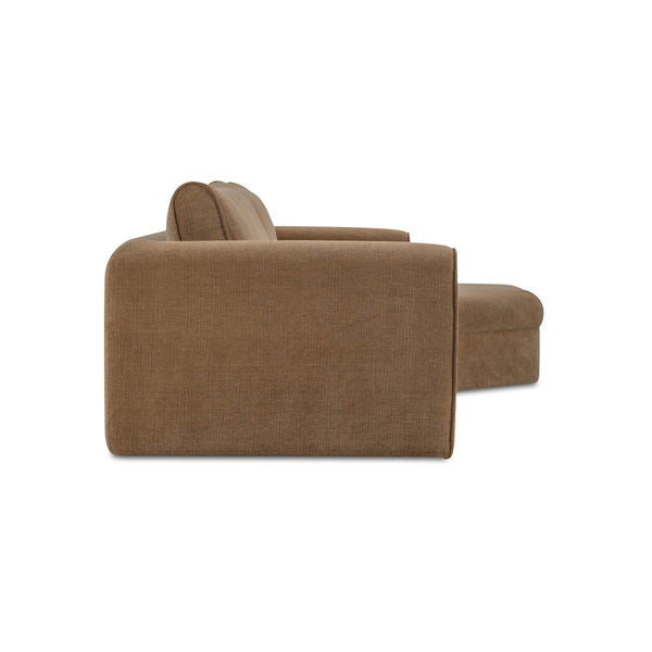 Madrid Right Sectional in Taupe Fabric