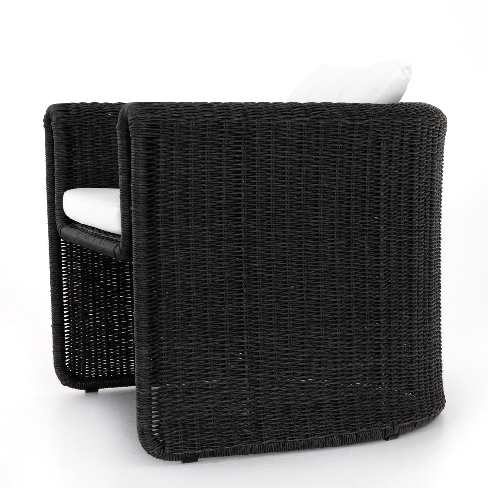Tucson Woven Outdoor Chair In Coal