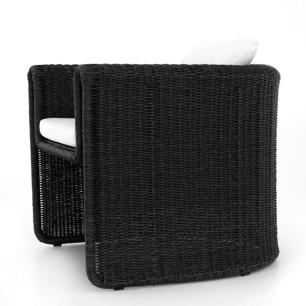 Tucson Woven Outdoor Chair In Coal