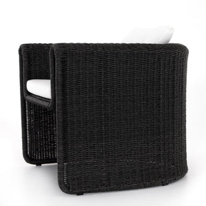 Tucson Woven Outdoor Chair In Coal