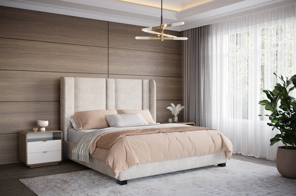 KAYDEN NIGHTSTAND - OYSTER SHAGREEN
