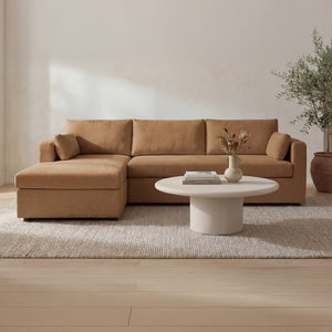 Moe's Burrow Sleeper Sectional with Storage Chaise
