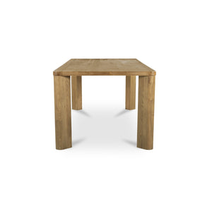 Segment Dining Table Wood Large in Heritage Brown