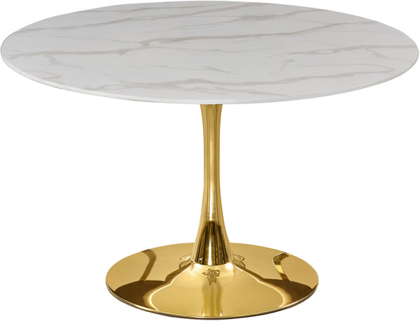 Omar Dining Table In Gold