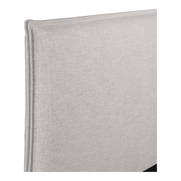 Moe's Luzon Queen Bed Light Grey