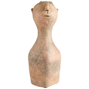 Joyful Java Sculpture In Rustic
