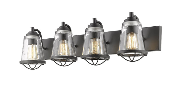 Mariner 4 Light Vanity in Bronze Finish