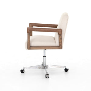 Reuben Traditional Desk Chair In Harbor Natural
