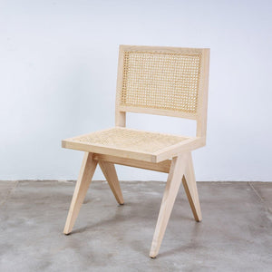 Jeanneret Cane Side Chair - Oak