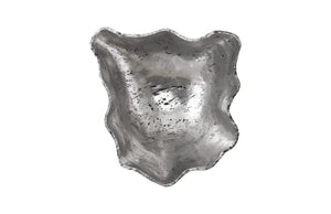 Cast Onyx Wall Bowl, Silver, Large