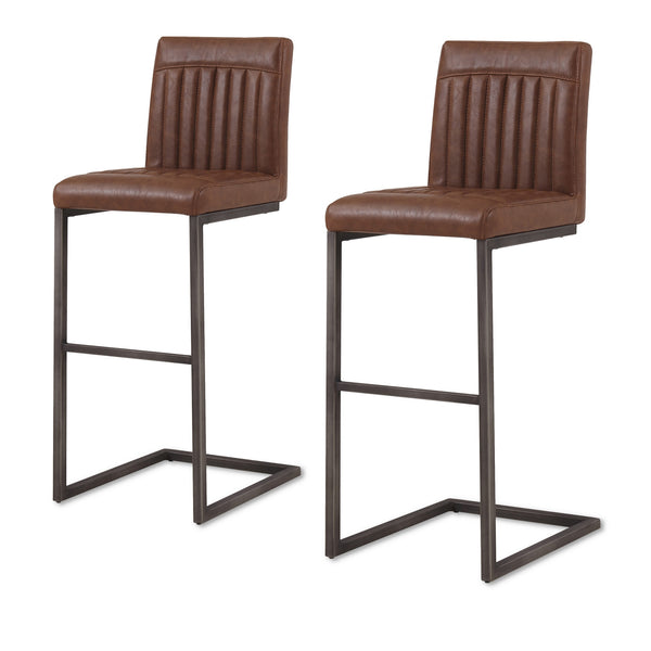 Ronan Bar Stool In Antique Cigar Brown