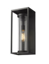 Dunbroch 1 Light Outdoor Wall Sconce in Black Finish