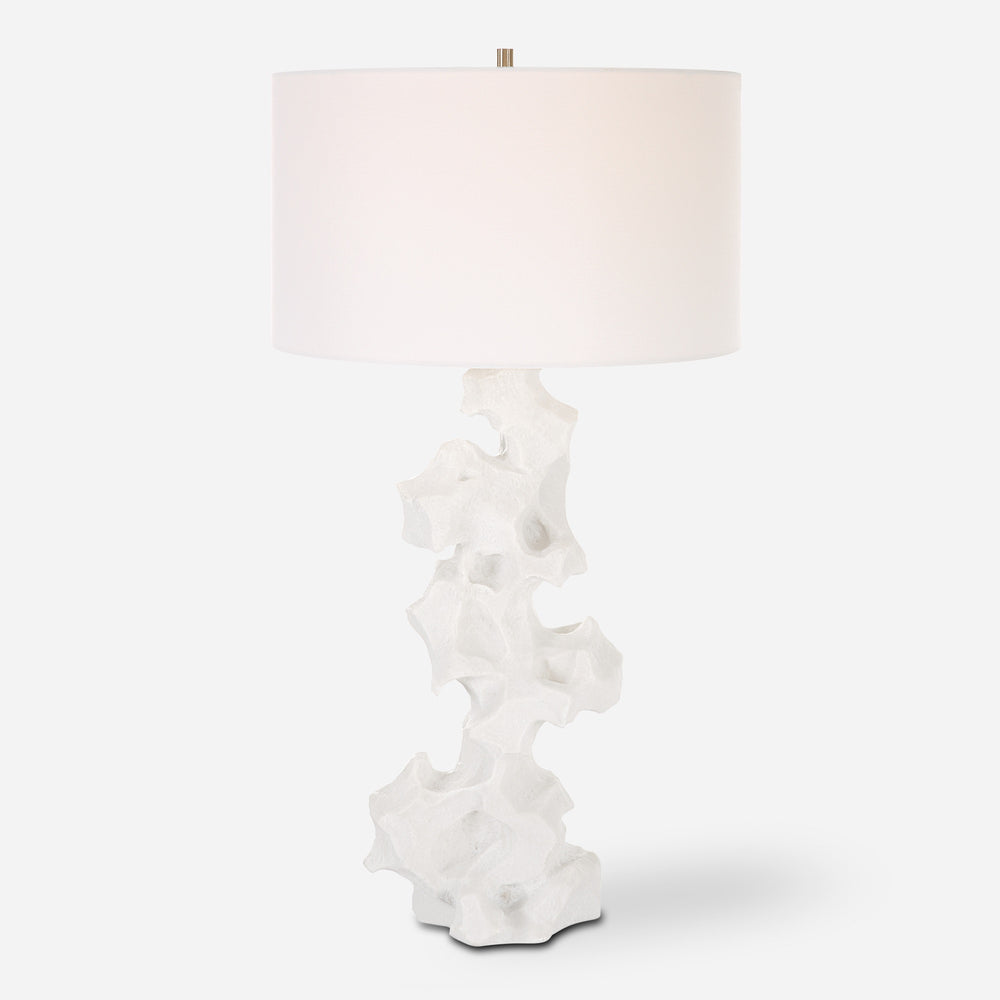 Remnant White Marble Table Lamp
