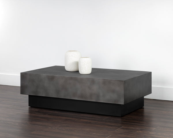 BLAKELY COFFEE TABLE - GUNMETAL