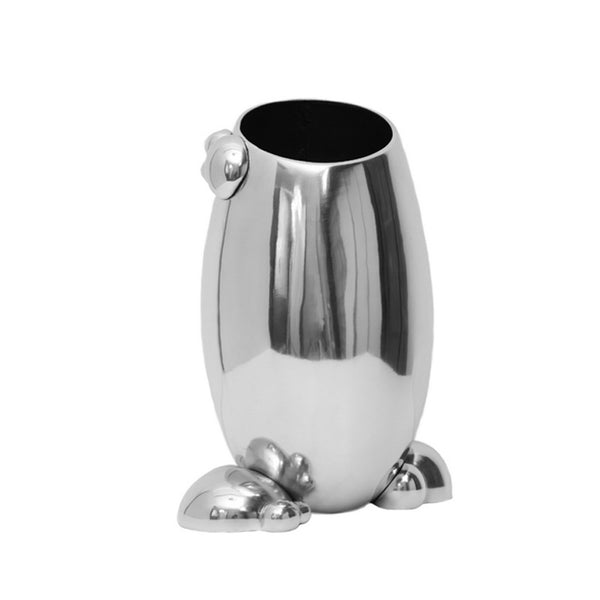 Vase w/Bubbles 9"Lx7"Wx12.75"H