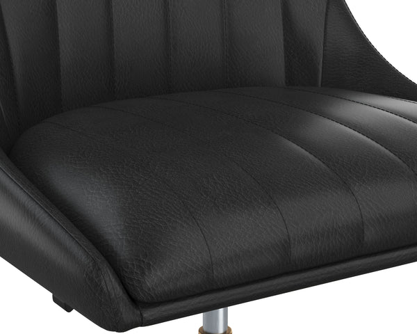 HALDEN OFFICE CHAIR - VINTAGE BLACK