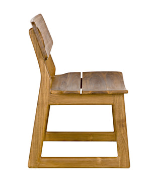 Buraco Teak Chair with Satin Gloss Finish