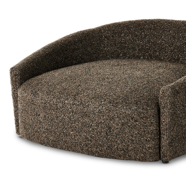 Chloe Media Lounger In Ivan Granite