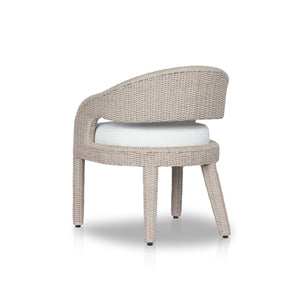 Hawkins Outdoor Dining Chair in Vintage White