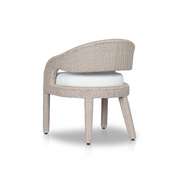Hawkins Outdoor Dining Chair in Vintage White