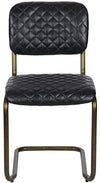 0037 Dining Chair, Steel and Leather
