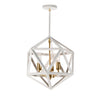 3LT Chandelier, WH/VB