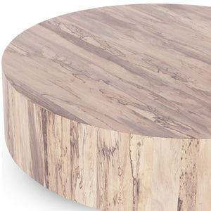 Hudson Large Coffee Table In Ashen Walnut