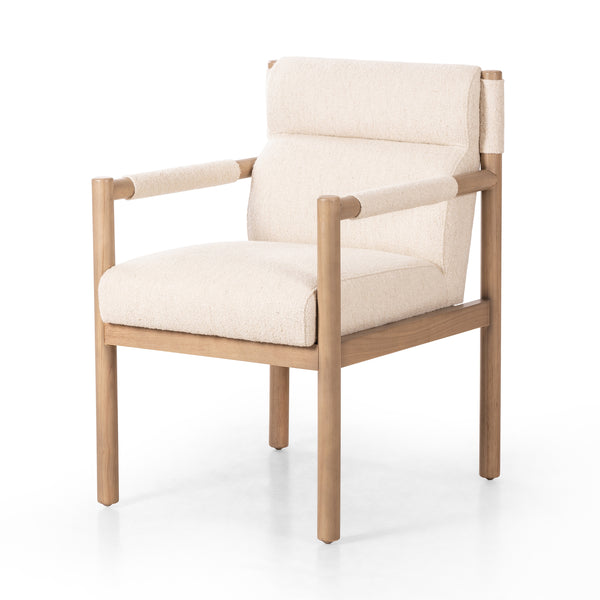 Kiano Dining Armchair In Charter Oatmeal