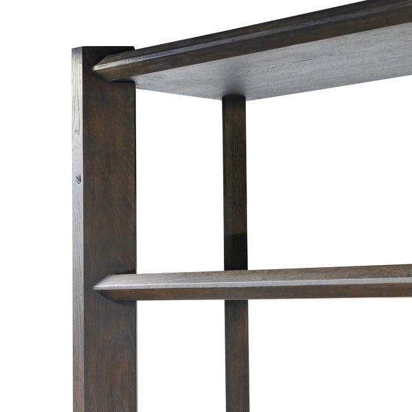 Orwin Bookshelf in Smoked Black Oak