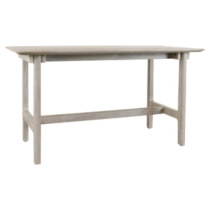 Dawn Outdoor Teak Counter Table in Gray, by Classic Home