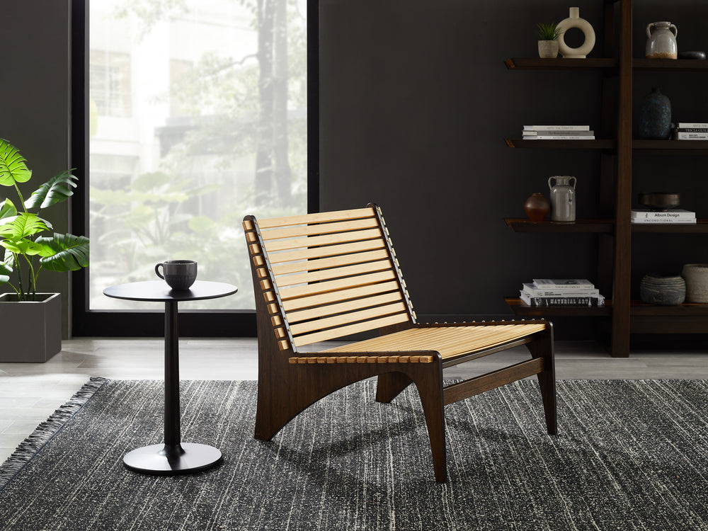 Zen Lounge Chair, Black Walnut