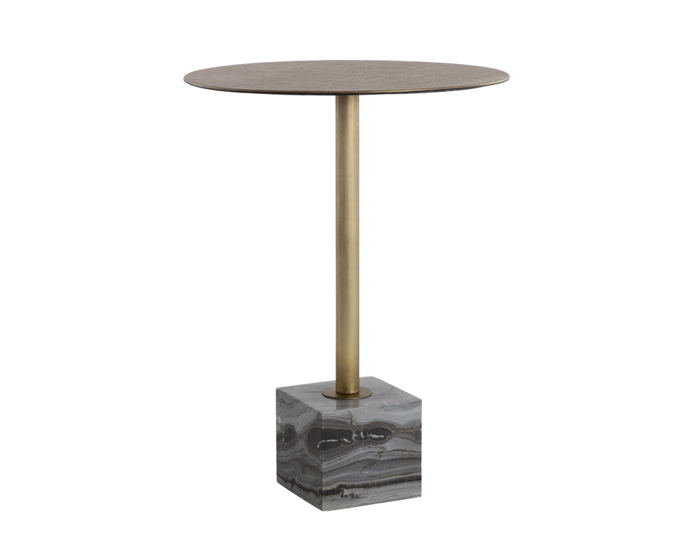 KATA BAR TABLE - GREY MARBLE