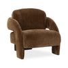 Salino Upholstered Lounge Chair with Foam Seat - Bronze